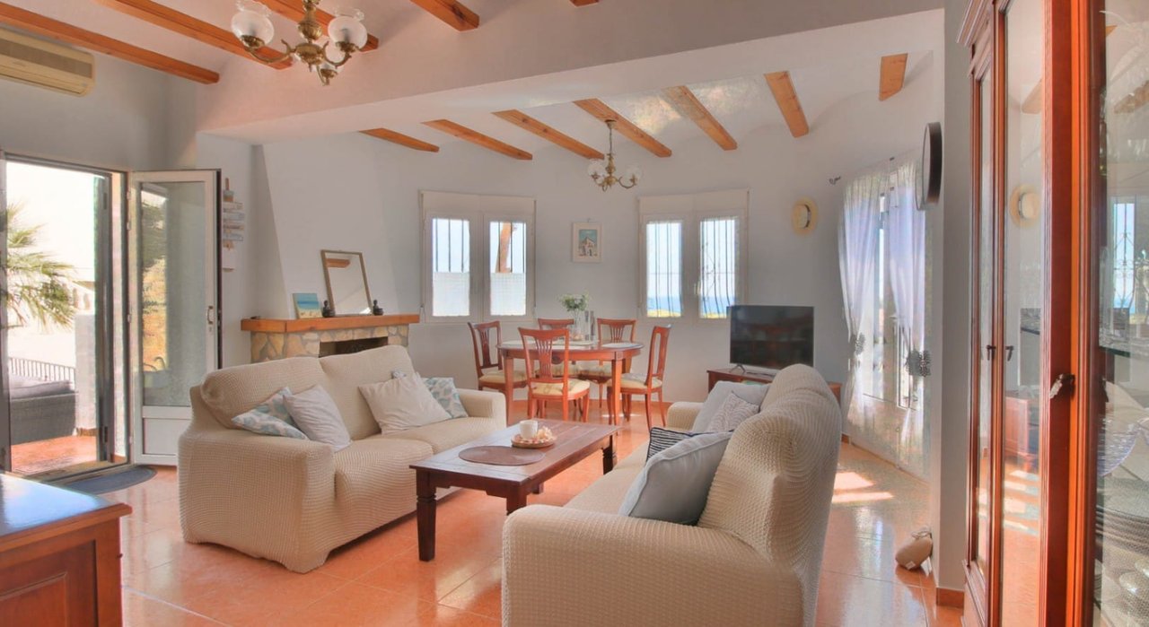 Villa met 4 slaapkamers en uitzicht op zee in Galeretes, Dénia
