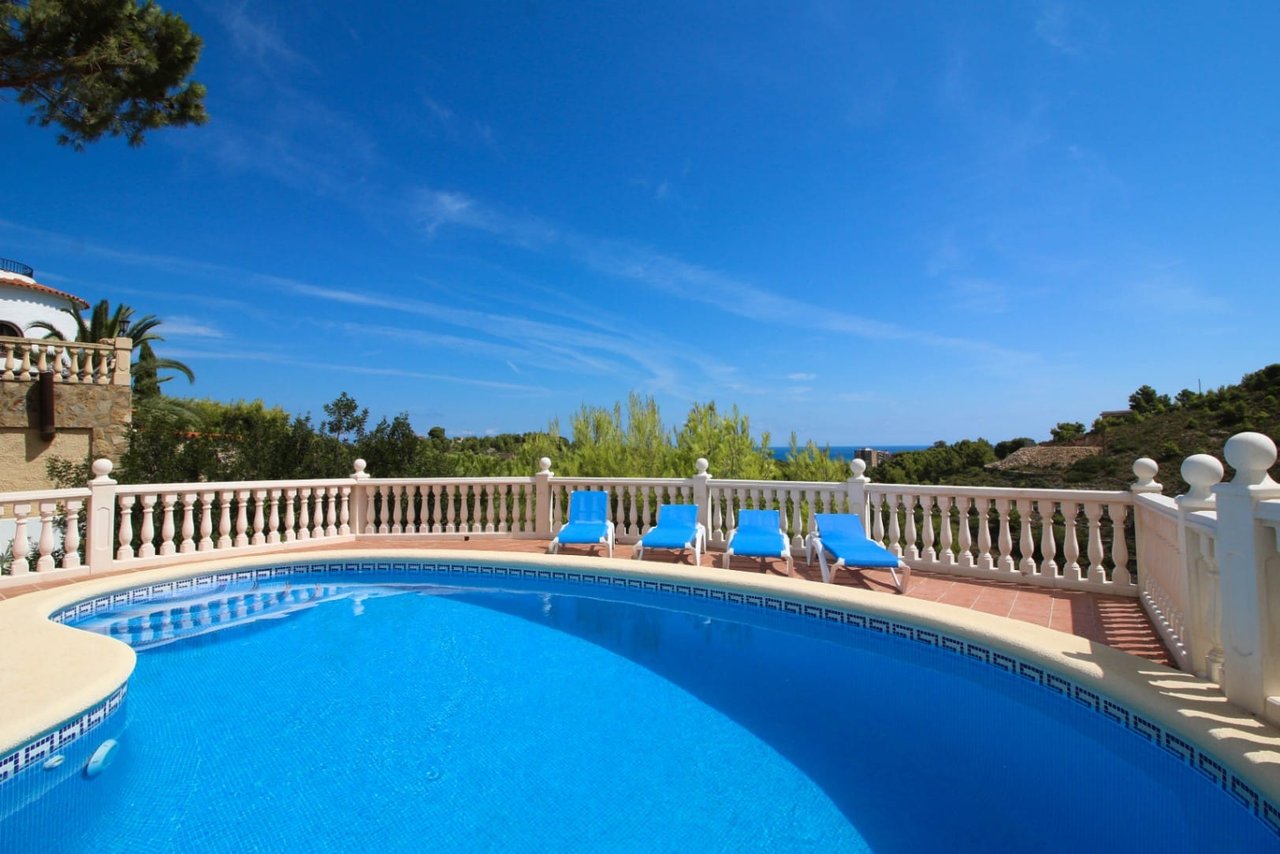 Villa met 4 slaapkamers en uitzicht op zee in Galeretes, Dénia