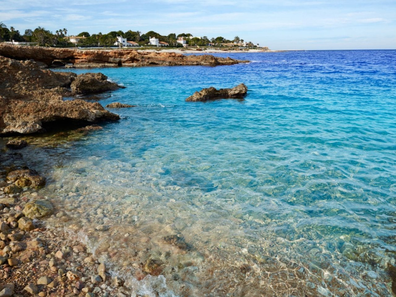 Nieuwbouw villa met 3 slaapkamers en uitzicht op zee in Dénia