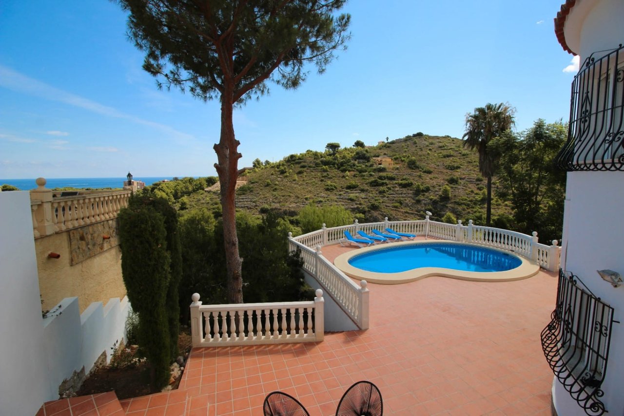 Villa met 4 slaapkamers en uitzicht op zee in Galeretes, Dénia