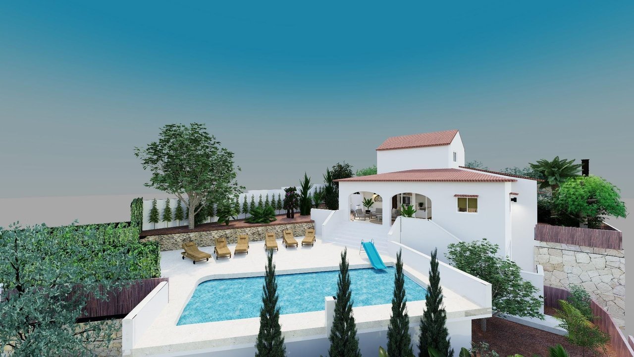 Villa de 3 dormitorios cerca del Arenal Jávea