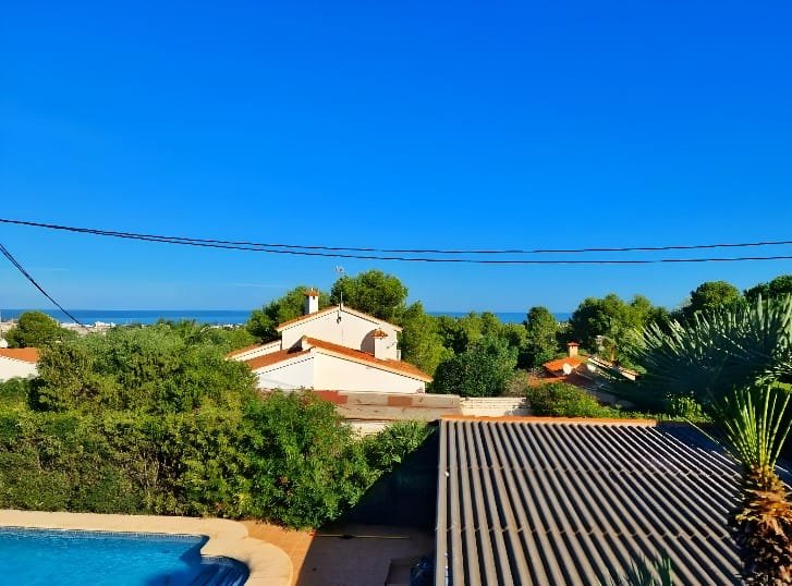 Villa met 2 slaapkamers en uitzicht op zee in Montgó, Dénia