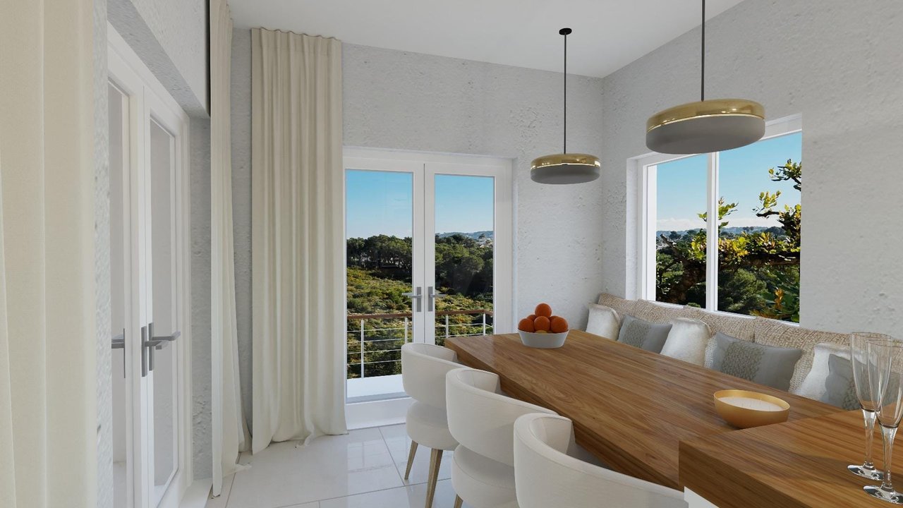 Proyecto - Villa de 5 dormitorios con vistas al mar en Jávea