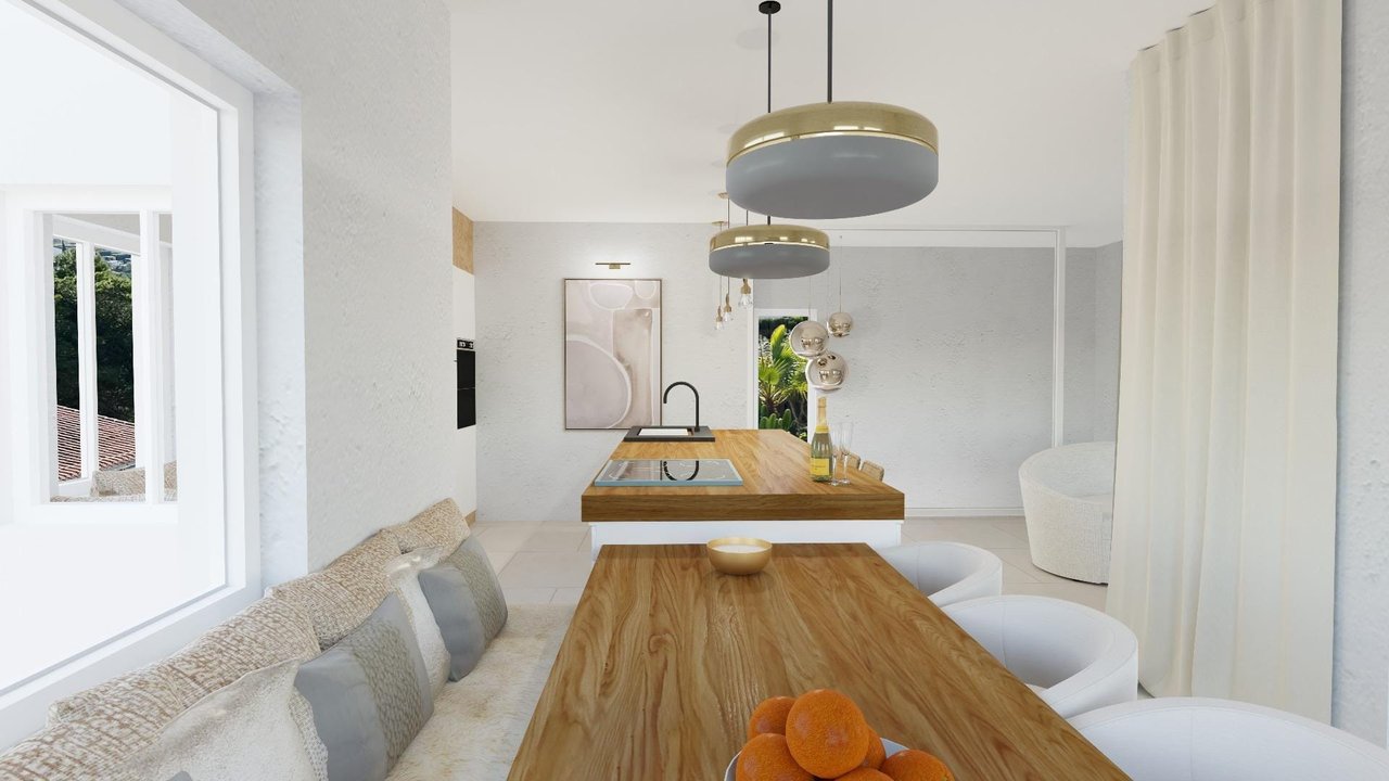Proyecto - Villa de 5 dormitorios con vistas al mar en Jávea