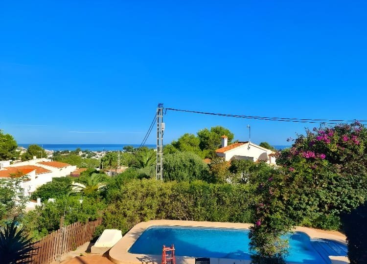 Villa met 2 slaapkamers en uitzicht op zee in Montgó, Dénia