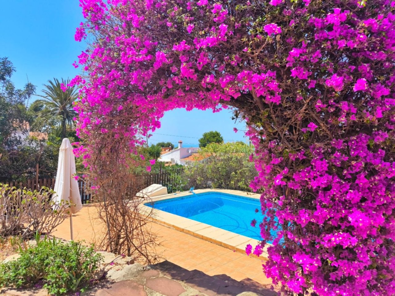Villa met 2 slaapkamers en uitzicht op zee in Montgó, Dénia
