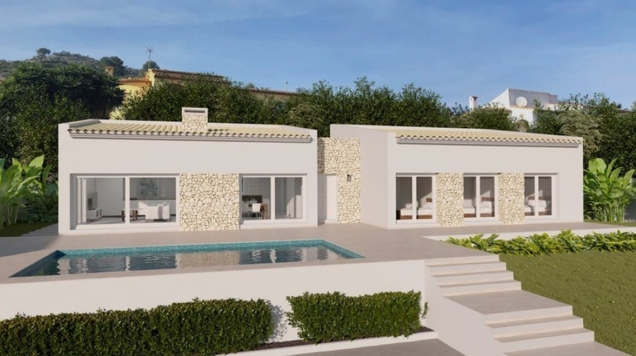 6461ALC Modern ground floor new construction villa for sale in Alcalali