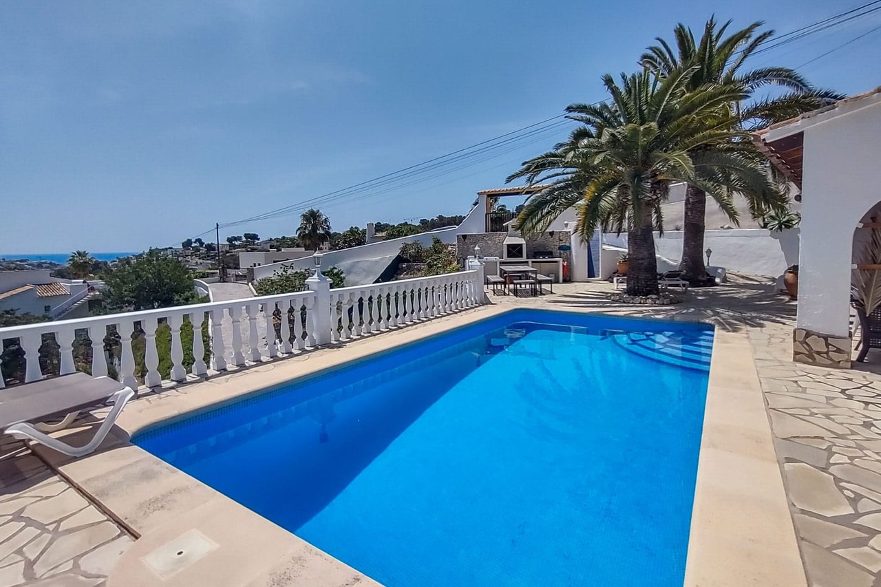 C3XY9003BEN Villa méditerranéenne avec vue sur mer à vendre à Benissa.