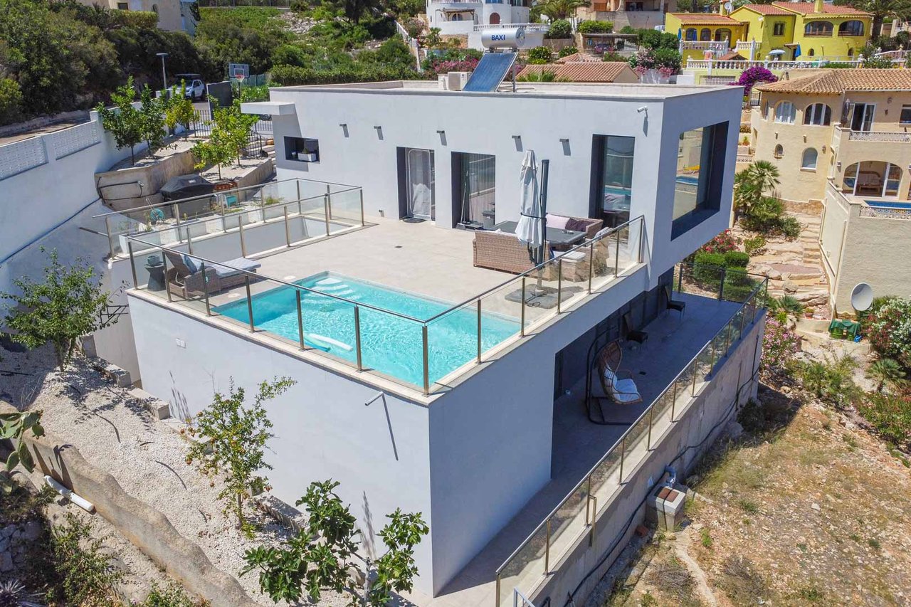 4411BELL Moderne Villa mit Meerblick zum Verkauf in Cumbre del Sol
