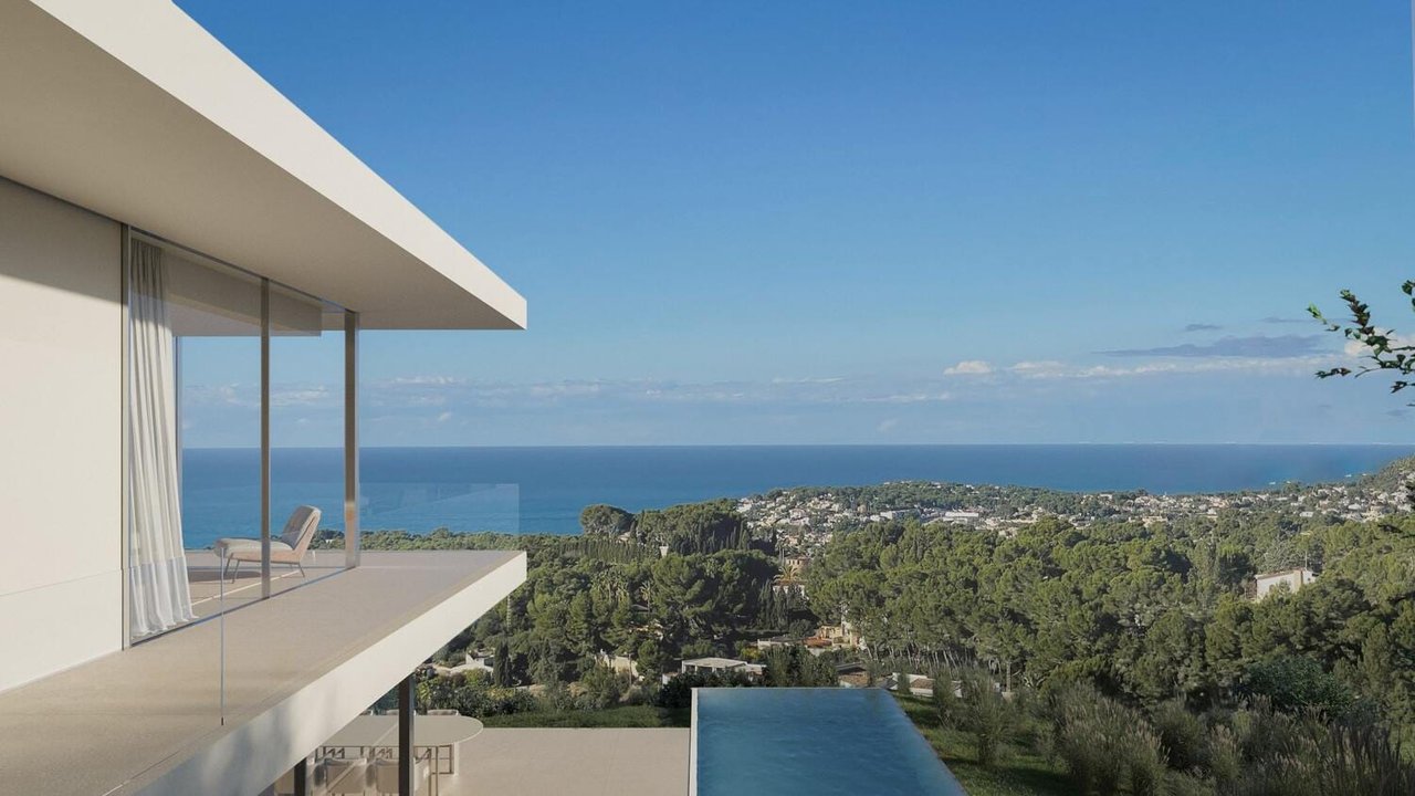 4310BEN Villa moderne avec vue imprenable sur la mer à vendre à Benissa