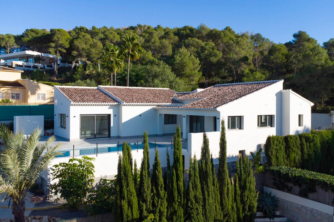 4551JAV Beautiful traditional new build villa for sale in Piver, Jávea