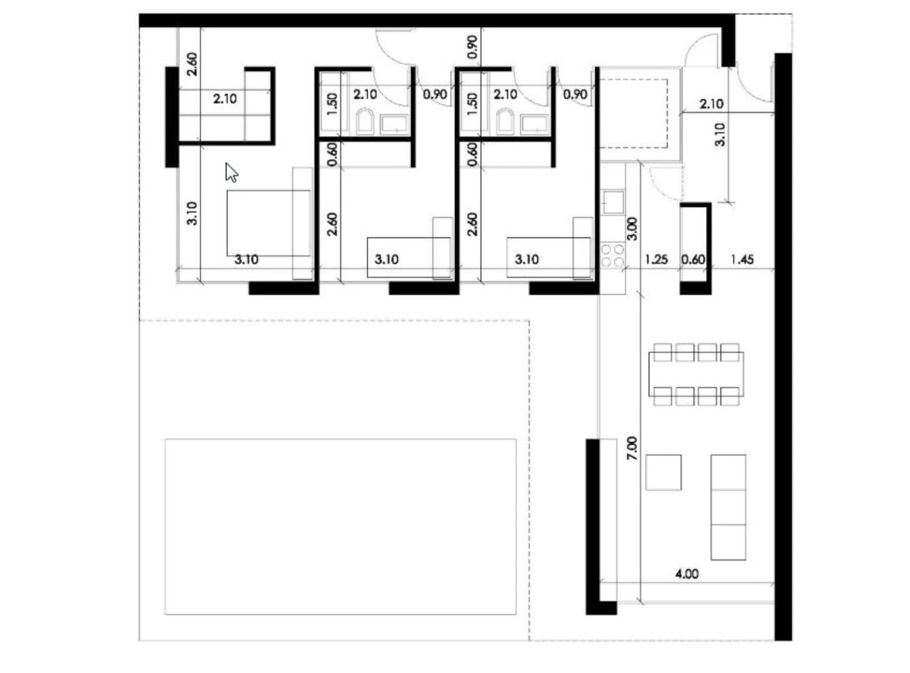 3315PED Villa moderne neuve à vendre à Pedreguer