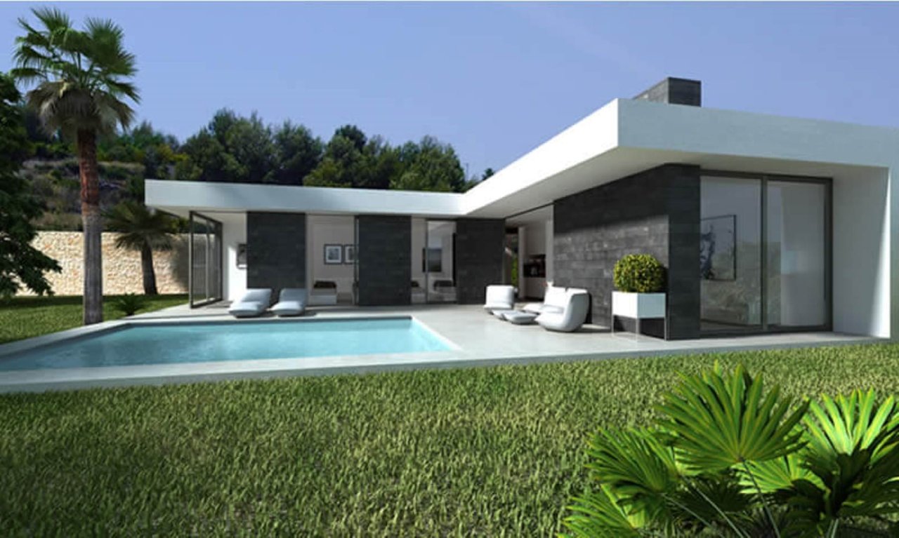 3315PED Villa moderne neuve à vendre à Pedreguer
