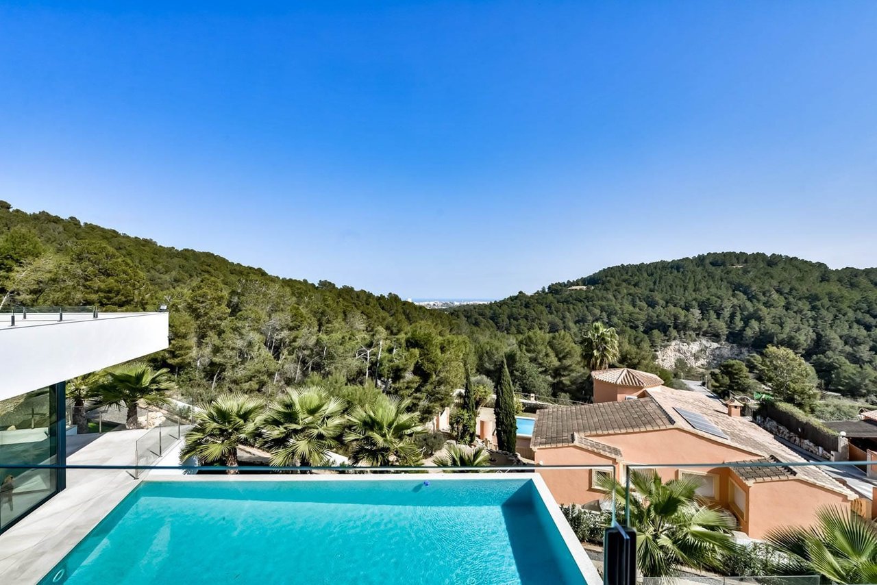 4618JAV Impressive modern luxury villa with sea views for sale in Jávea