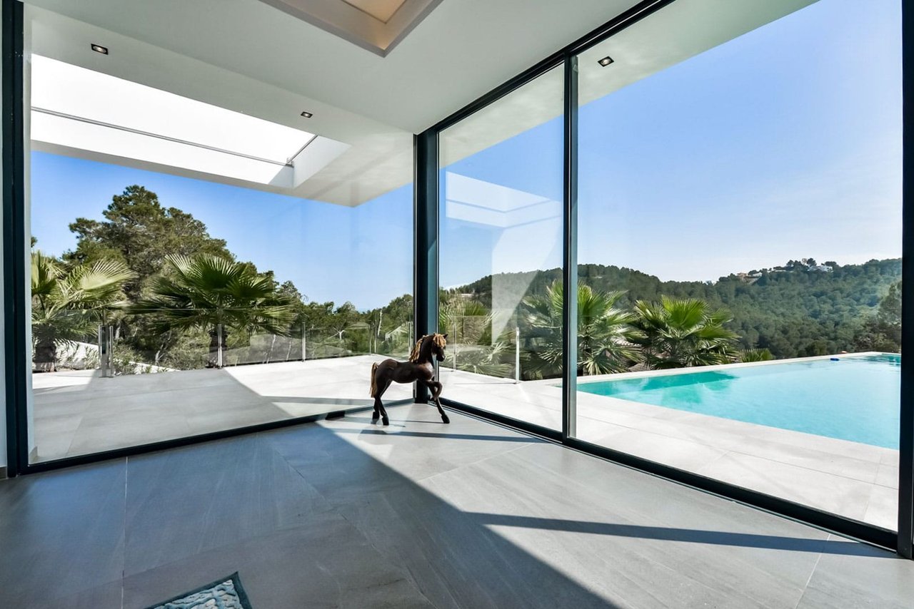 4618JAV Impressive modern luxury villa with sea views for sale in Jávea