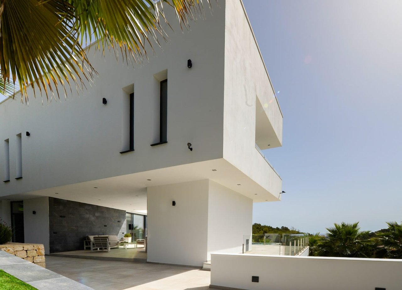 4618JAV Impressive modern luxury villa with sea views for sale in Jávea