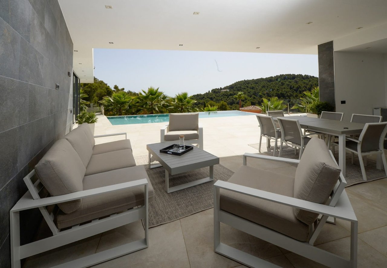4618JAV Impressive modern luxury villa with sea views for sale in Jávea