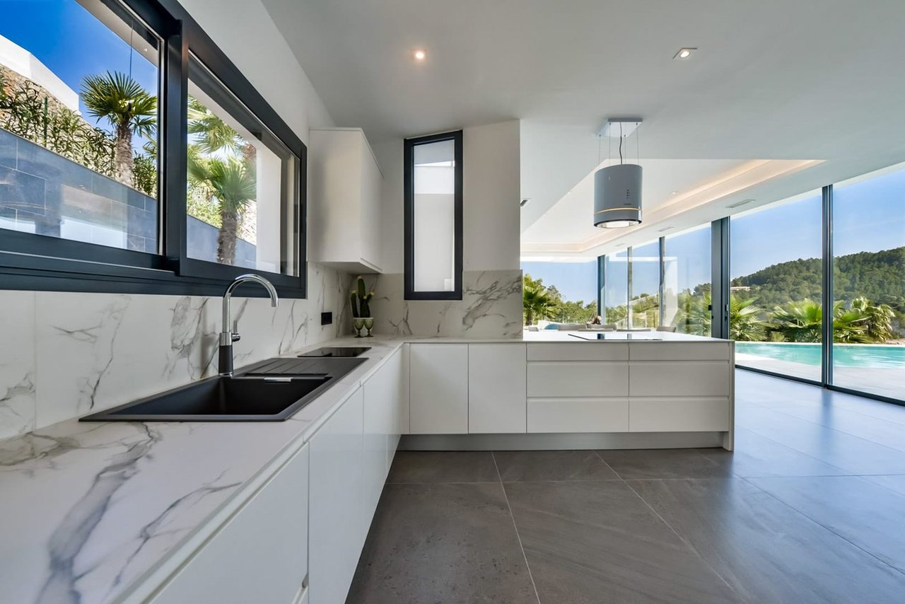 4618JAV Impressive modern luxury villa with sea views for sale in Jávea
