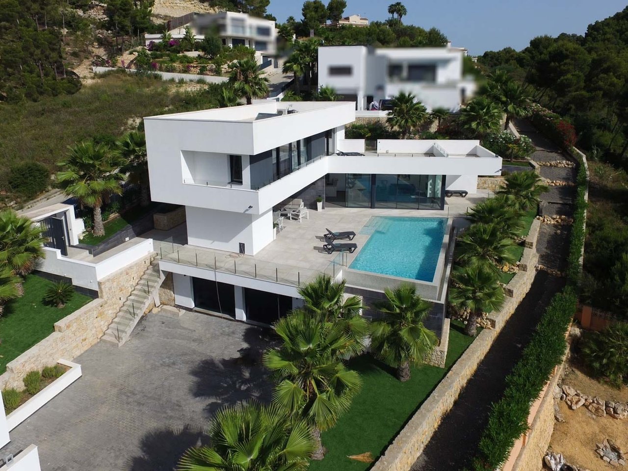 4618JAV Impressive modern luxury villa with sea views for sale in Jávea