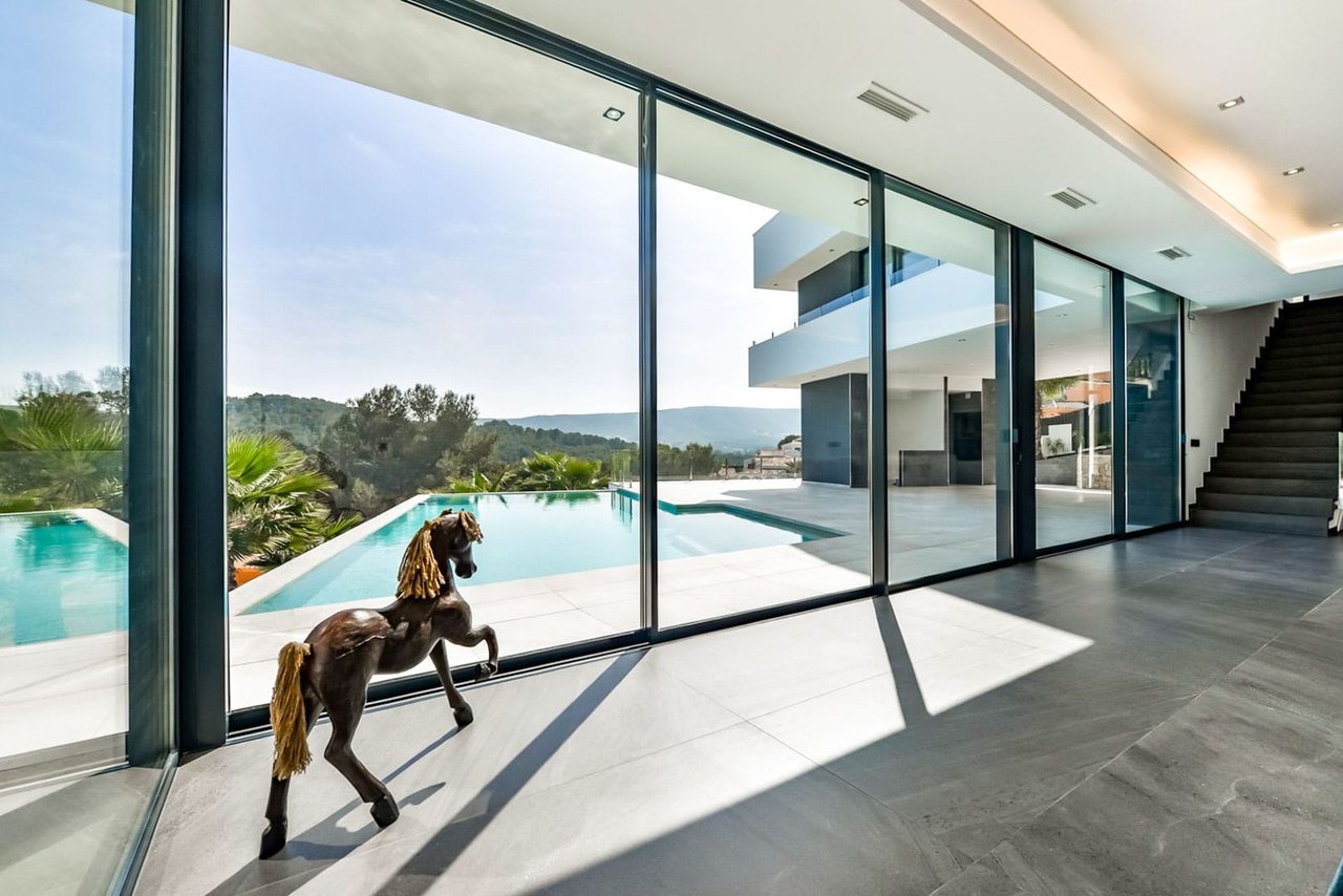 4618JAV Impressive modern luxury villa with sea views for sale in Jávea