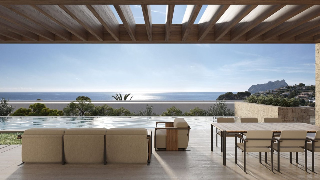 4613BEN Proyecto de villa con vistas al mar a un paso de la playa de La Fustera