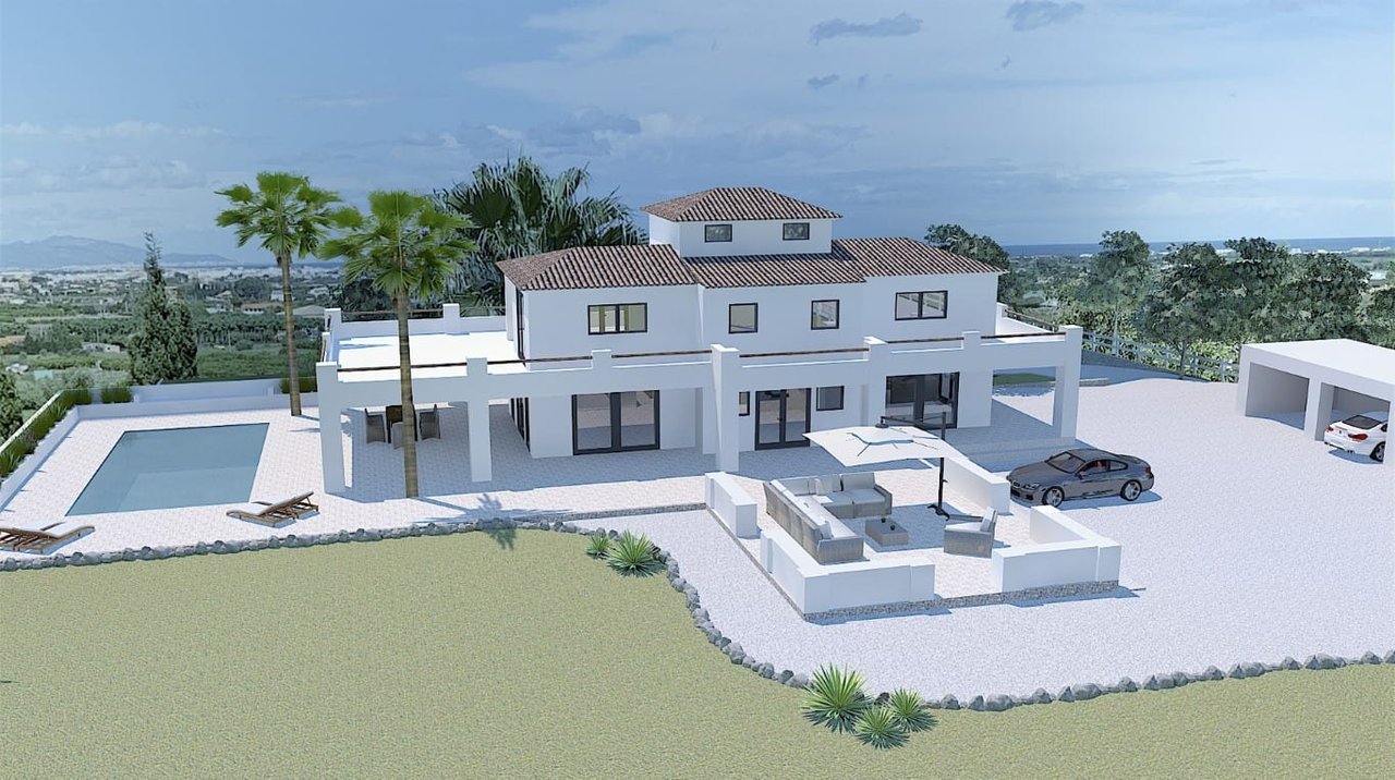C3XY3224PED Villa avec vue sur la mer à vendre à Pedreguer