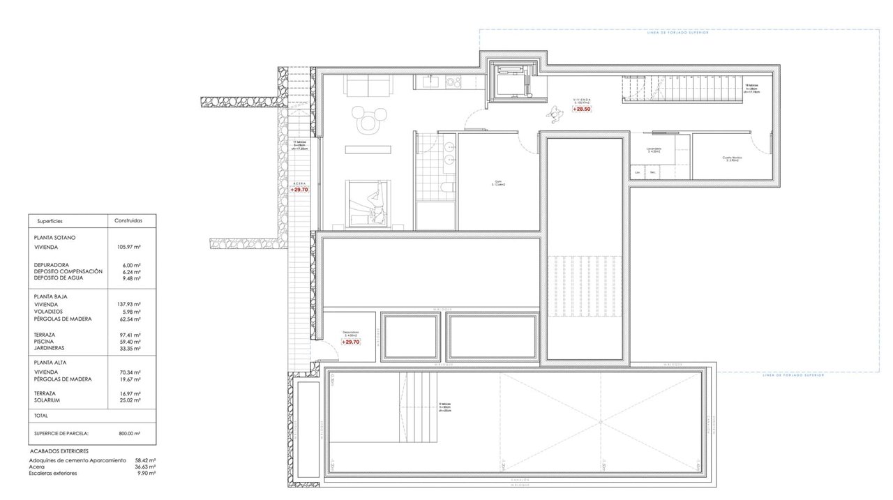4613BEN Proyecto de villa con vistas al mar a un paso de la playa de La Fustera