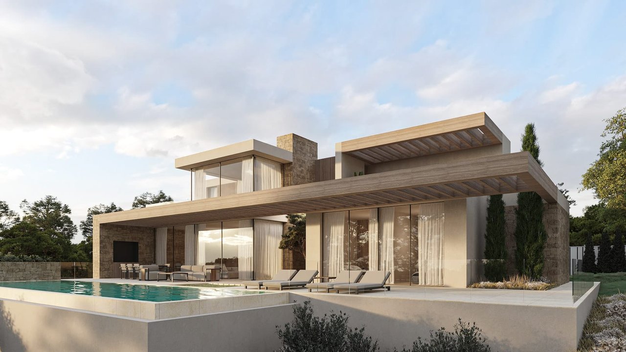 4613BEN Proyecto de villa con vistas al mar a un paso de la playa de La Fustera