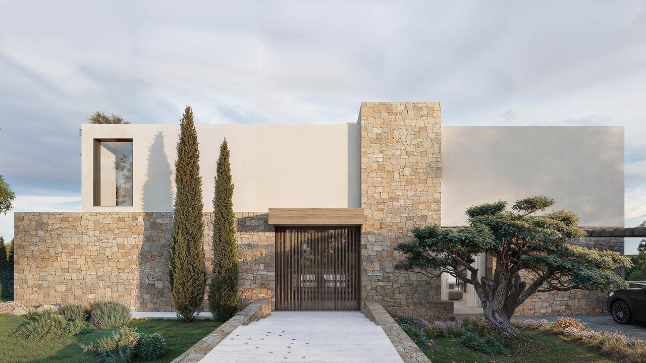 4613BEN Proyecto de villa con vistas al mar a un paso de la playa de La Fustera