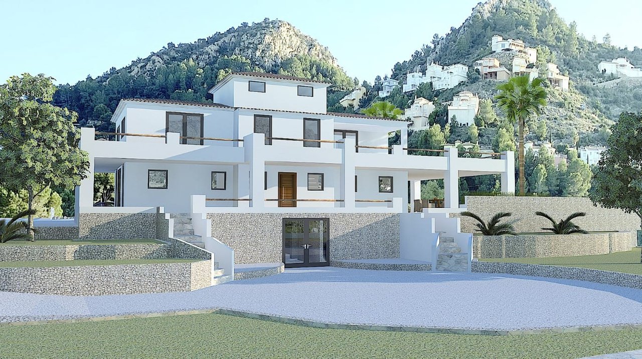 C3XY3224PED Villa avec vue sur la mer à vendre à Pedreguer