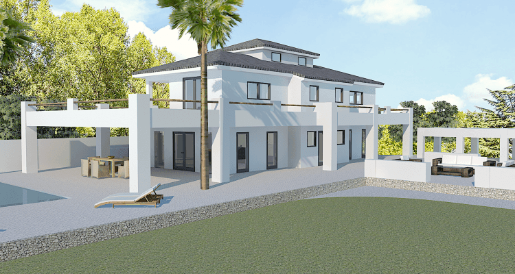 C3XY3224PED Villa avec vue sur la mer à vendre à Pedreguer