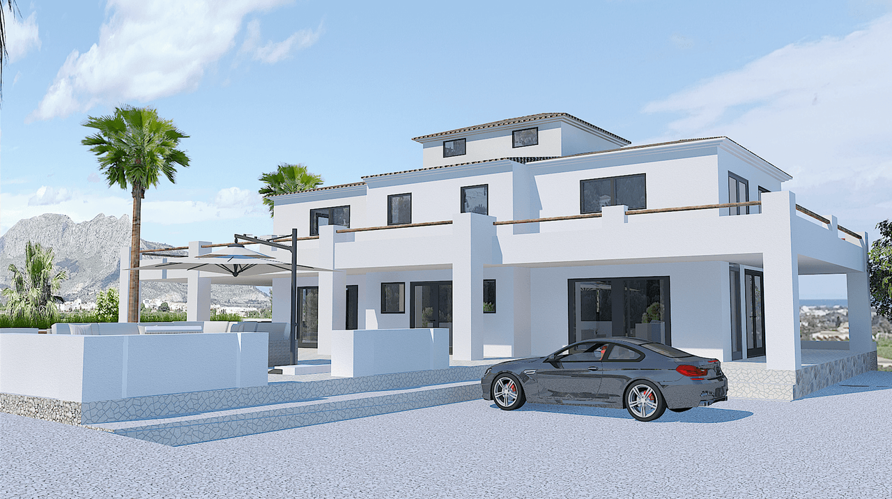 C3XY3224PED Villa avec vue sur la mer à vendre à Pedreguer