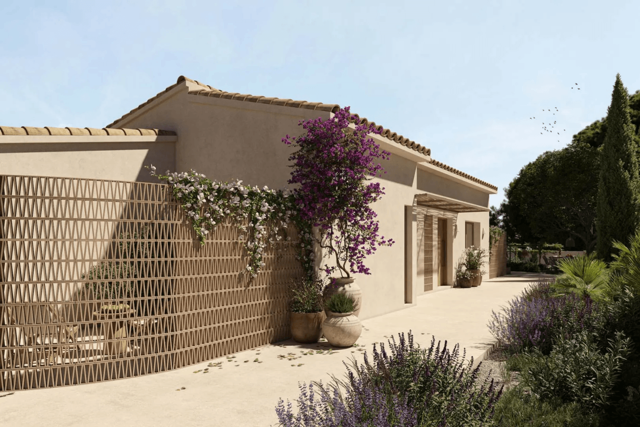 8318BEN Villa con proyecto de reforma y con vistas al mar a la venta en Benissa.