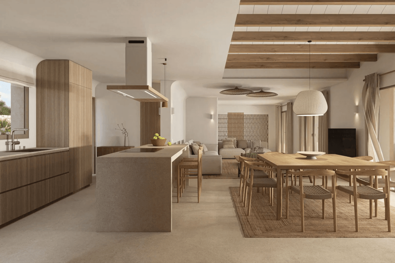 8318BEN Villa con proyecto de reforma y con vistas al mar a la venta en Benissa.