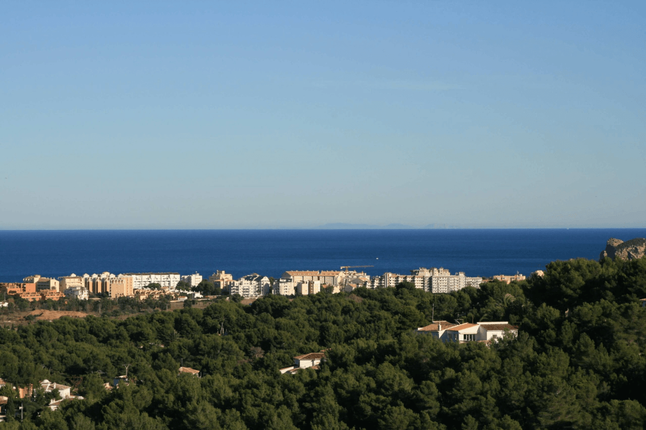 4402JAV 3 terrains adjacents avec vue sur la mer à vendre à Jávea