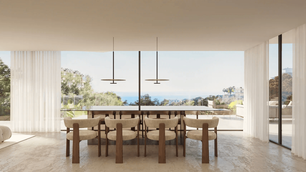 Villa de nueva construcción con licencia de obra y vistas al mar en Racó del Galeno, Benissa
