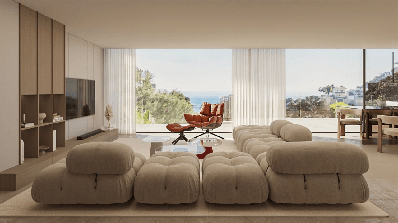 Villa de nueva construcción con licencia de obra y vistas al mar en Racó del Galeno, Benissa