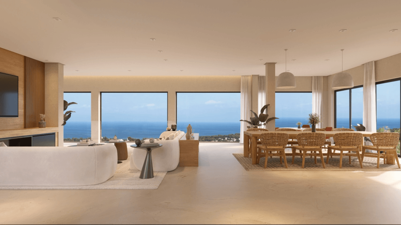 Exclusive villa with sea views in the sought-after Tosalet urbanization in Jávea.