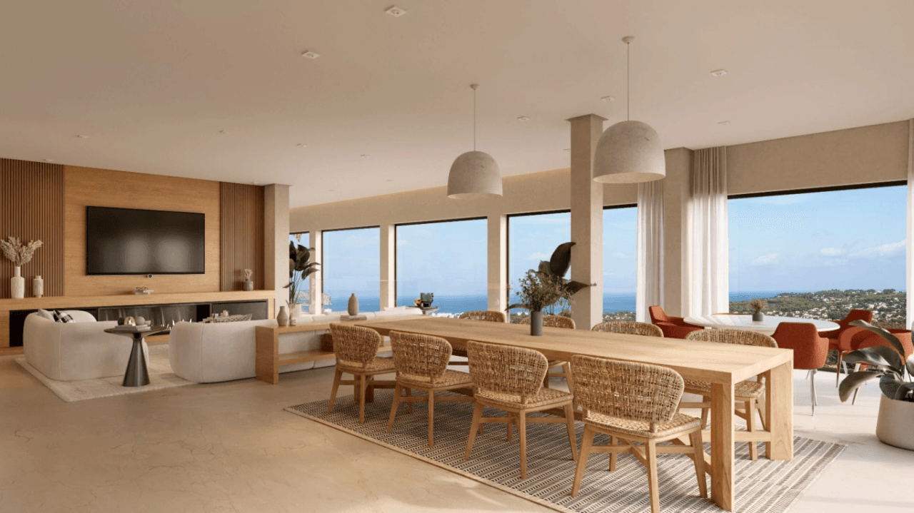 Exclusive villa with sea views in the sought-after Tosalet urbanization in Jávea.