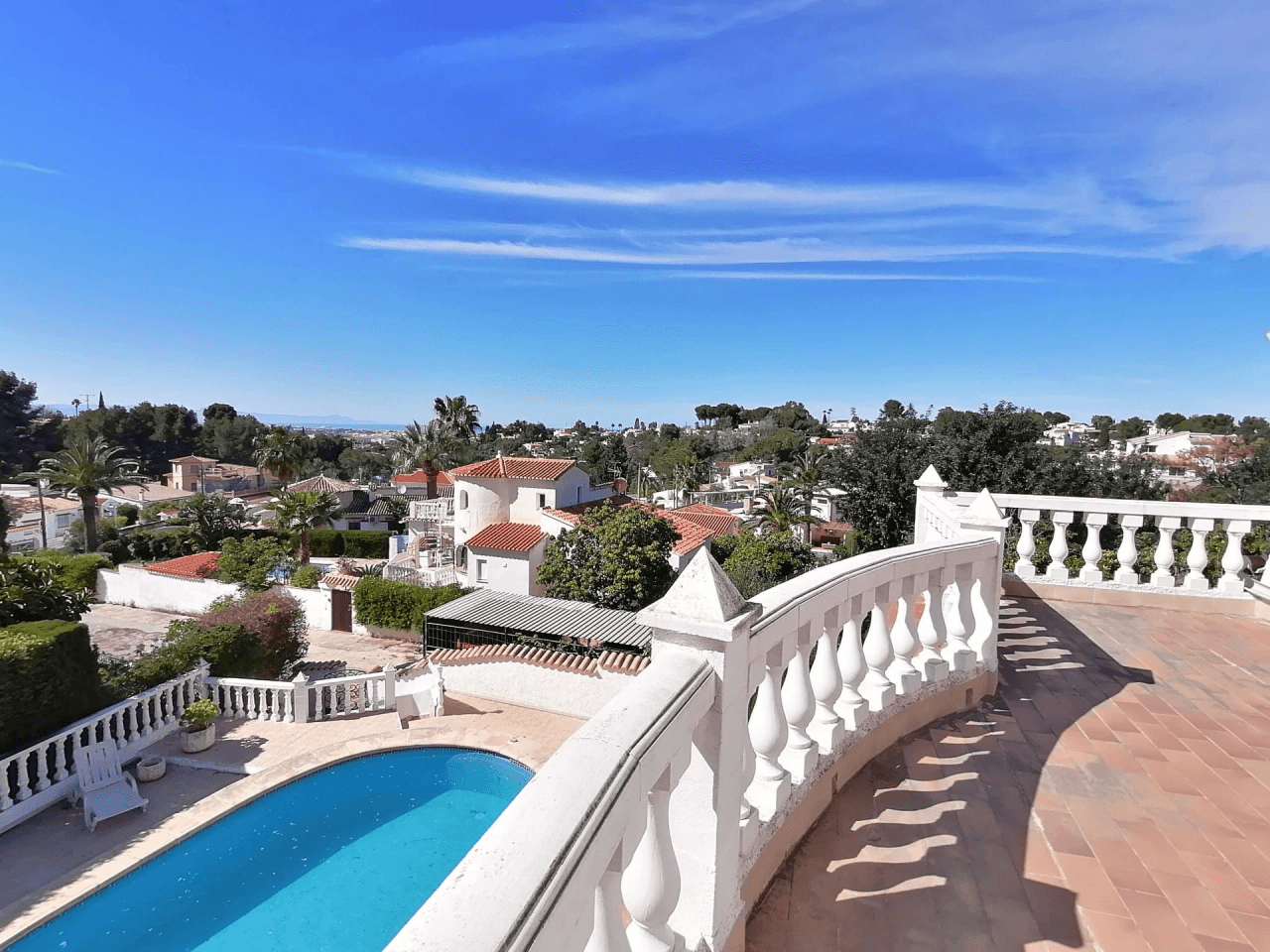 Chalet con vistas al mar y Montgó, Denia