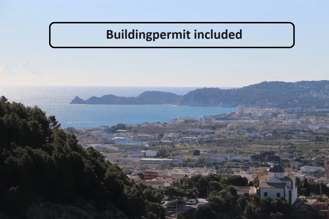 2032JAV Parcela con bonitas vistas al mar en venta en Javea
