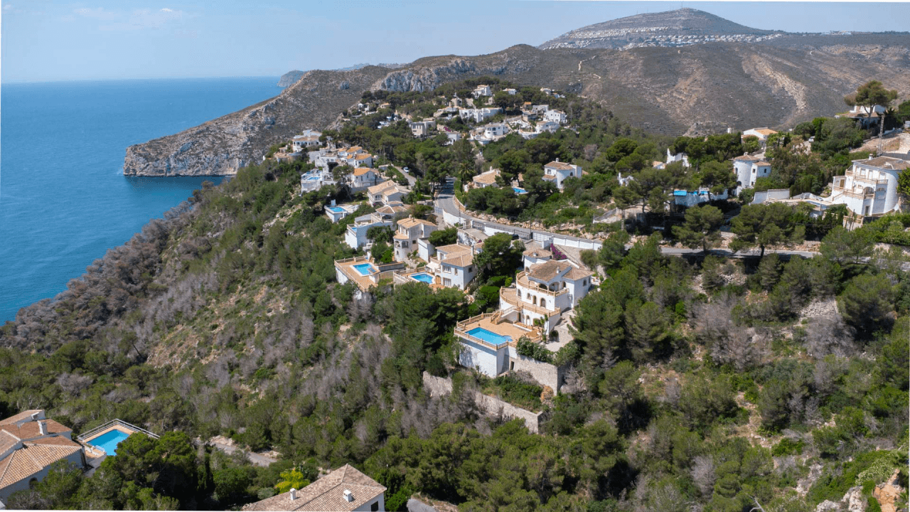 4529JAV 2 parcelas adyacentes con vistas al mar en venta en Granadella, Jávea