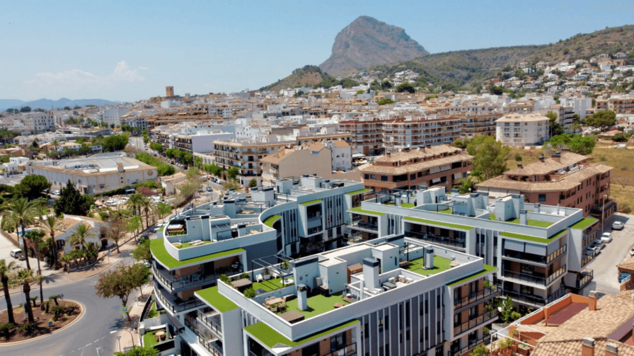 Appartement moderne et élégant orienté au sud avec piscine, à Jávea