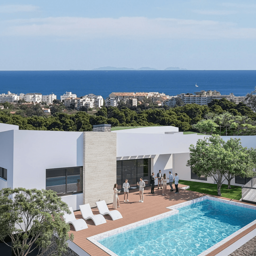 7101JAV Exclusive New build Villa with Panoramic Sea Views in Tosalet, Jávea
