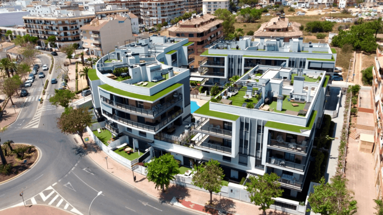 Appartement moderne et élégant orienté au sud avec piscine, à Jávea