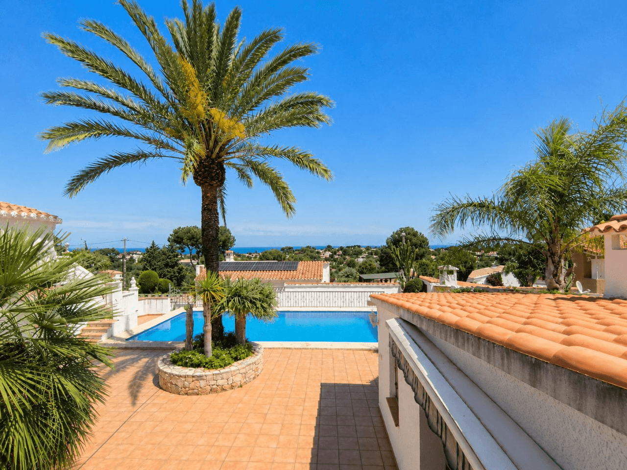Villa de 3 dormitorios y vistas al mar en el Montgó, Dénia