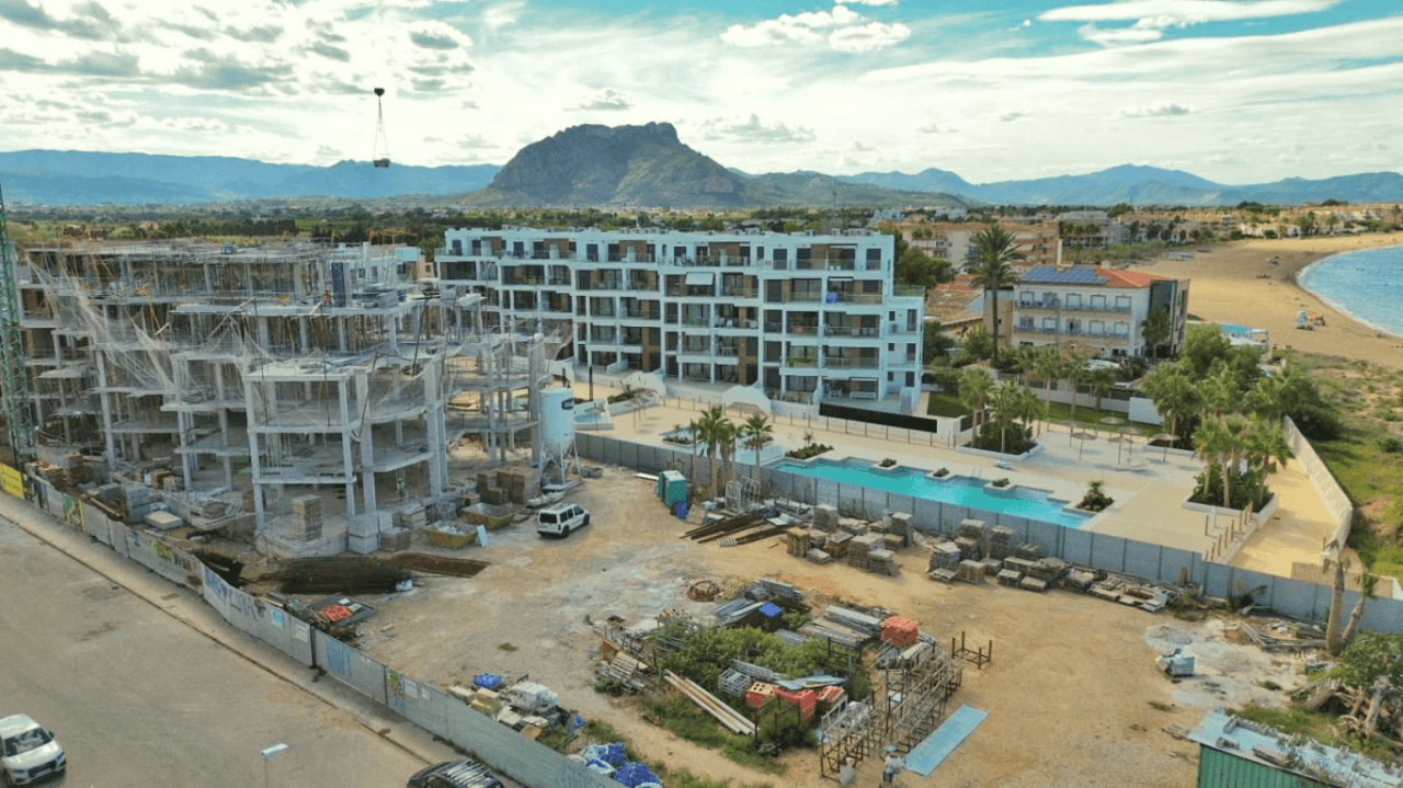 Appartement neuf en bord de mer à Dénia