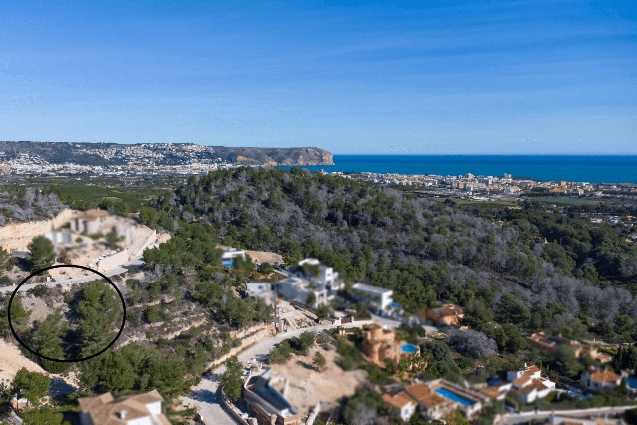 4623JAV Terrain constructible avec vue sur mer à vendre à Tosalet 5