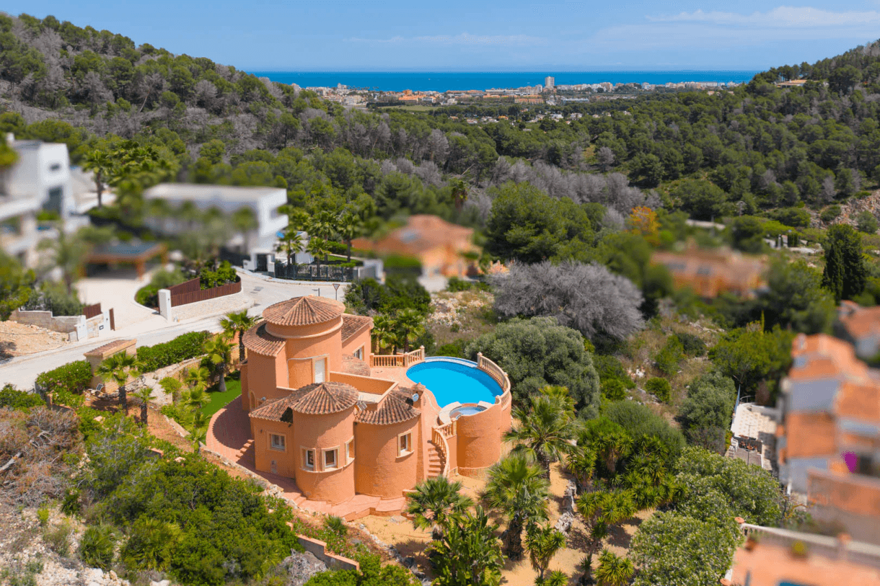 4650JAV Villa tradicional con vistas al mar en venta en Tosalet 5, Jávea.