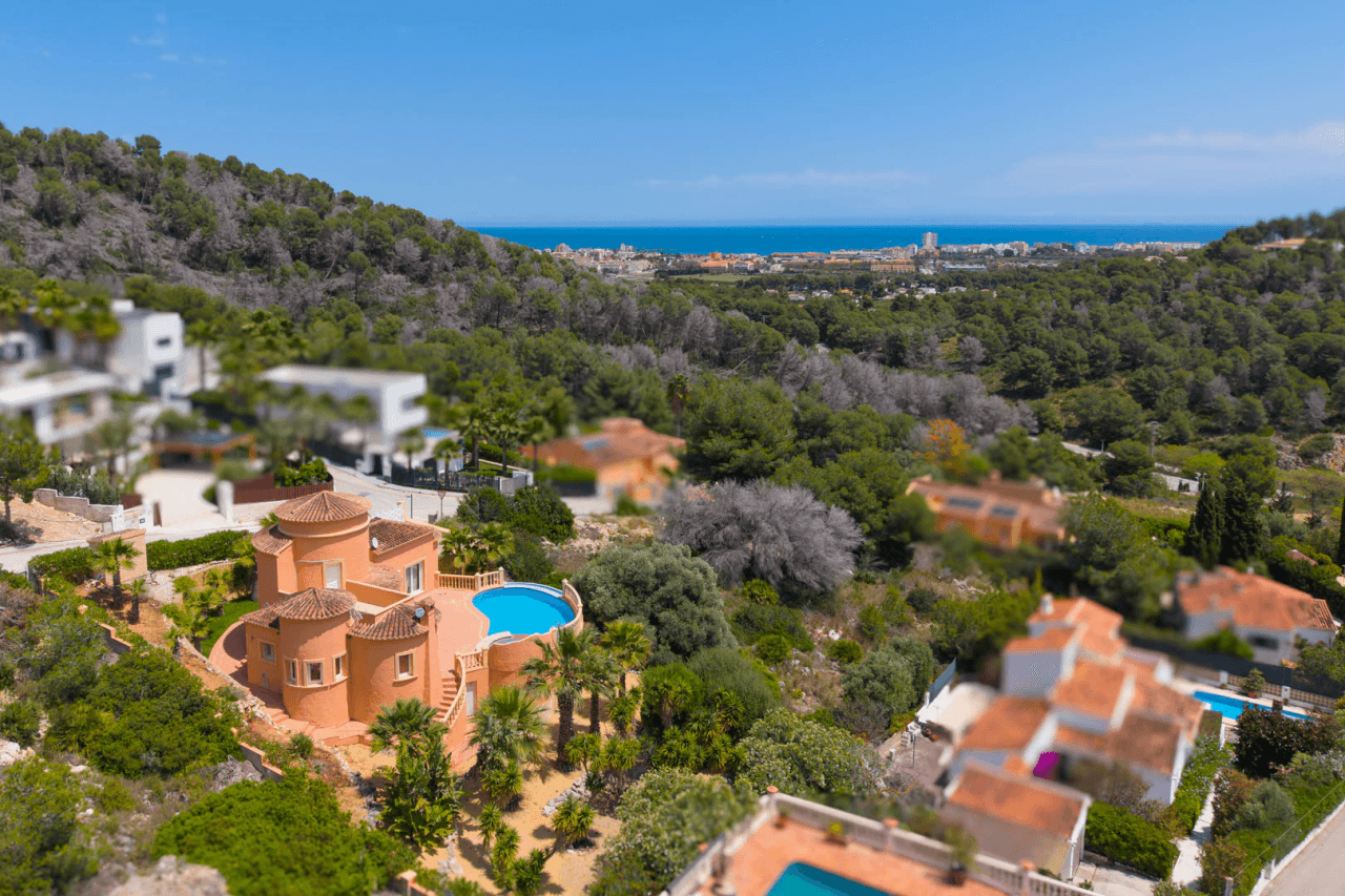 4650JAV Villa tradicional con vistas al mar en venta en Tosalet 5, Jávea.